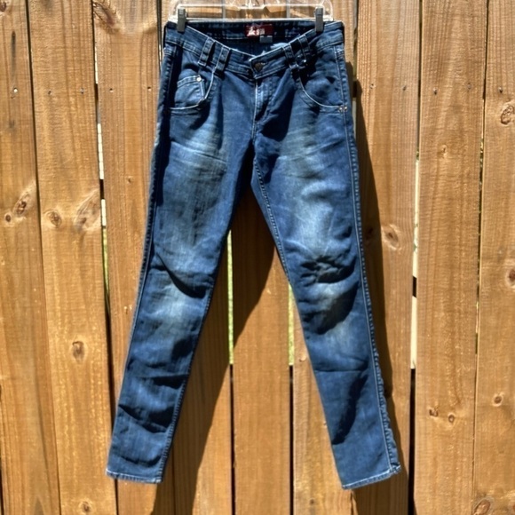 31 H & M Fit SQIN skinny Jeans big back pockets High waist - Picture 9 of 16